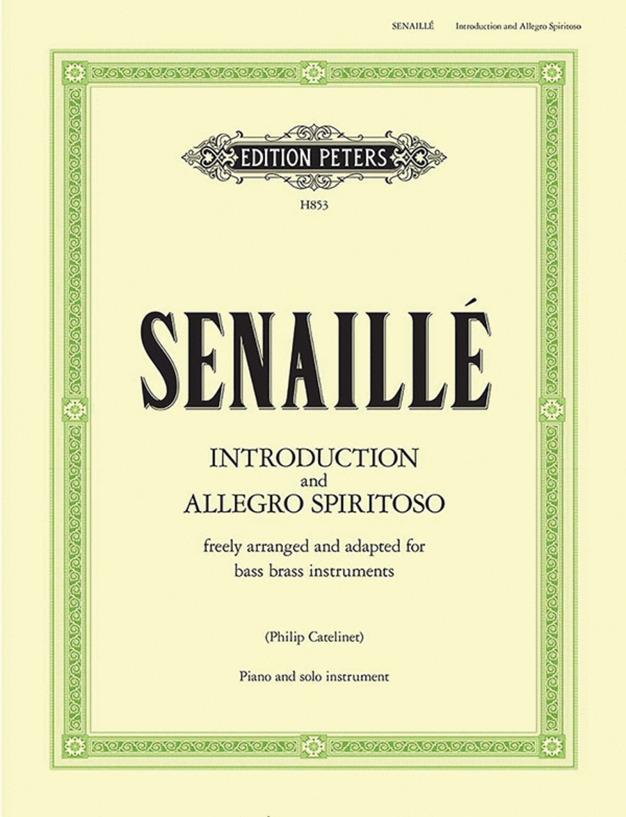Jean Baptiste Senaille: Introduction and Allegro Spiritoso