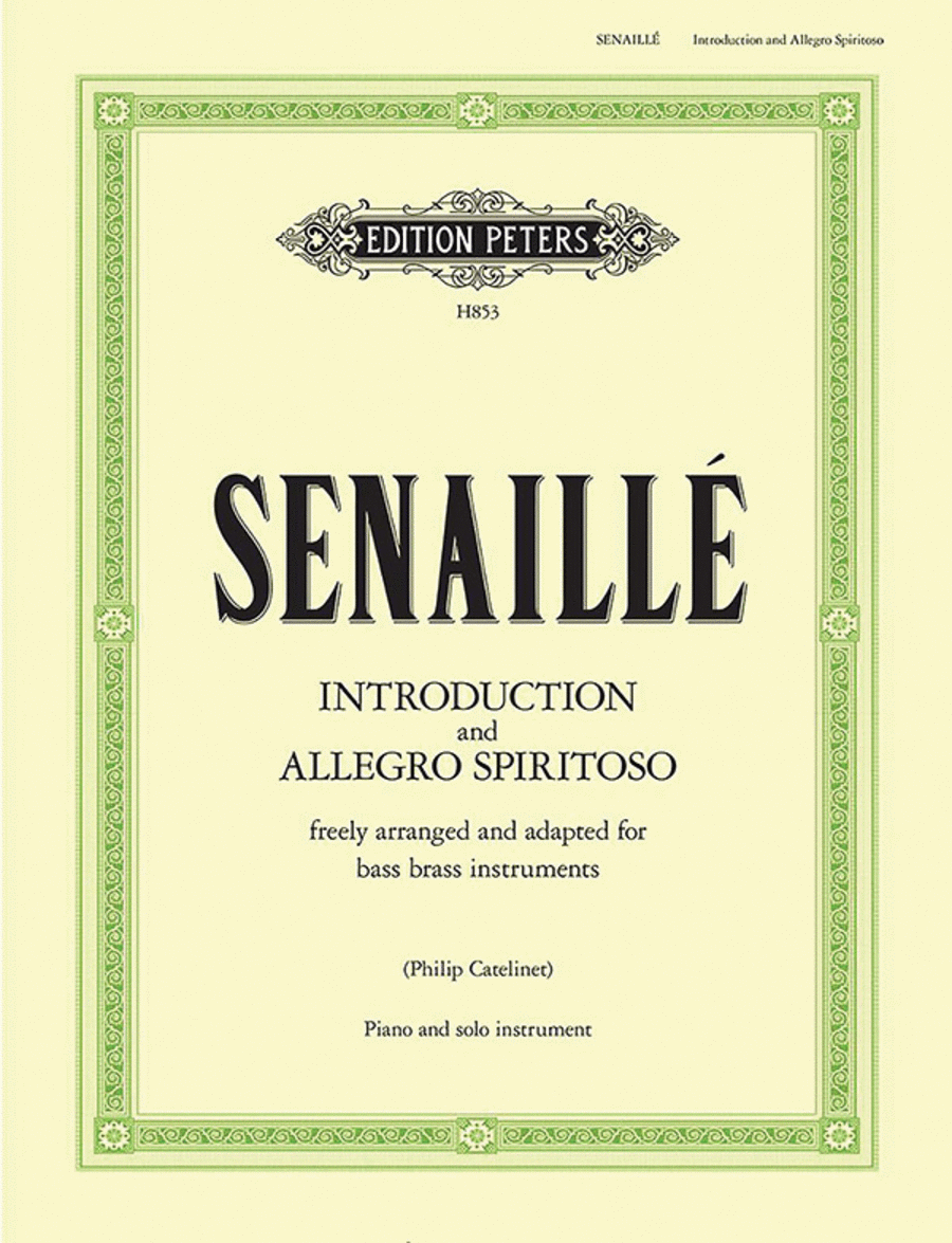 Introduction and Allegro Spiritoso Euphonium scores gallery preview page 1