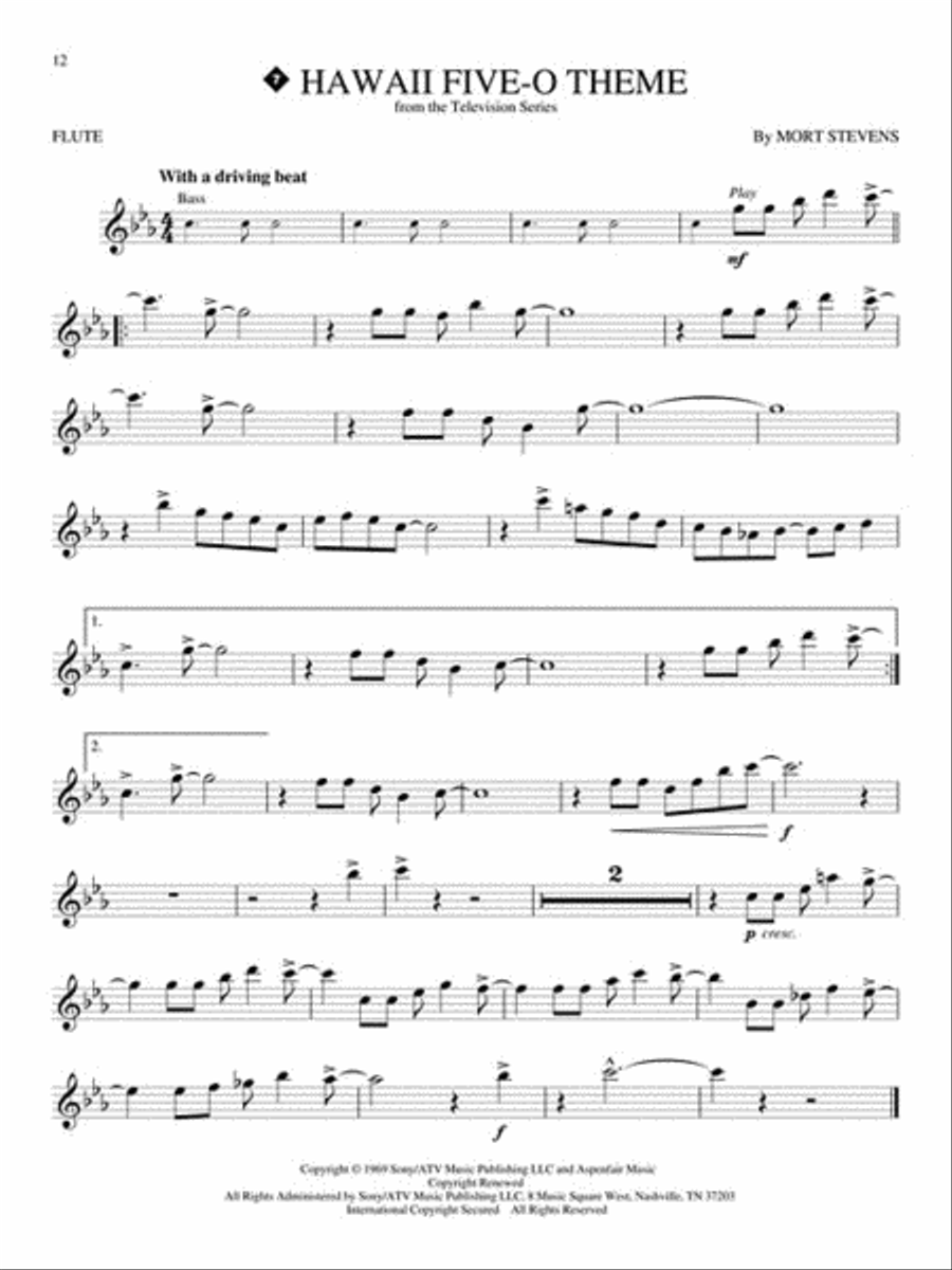 Great Themes Great Themes Flute Solo scores gallery preview page 3