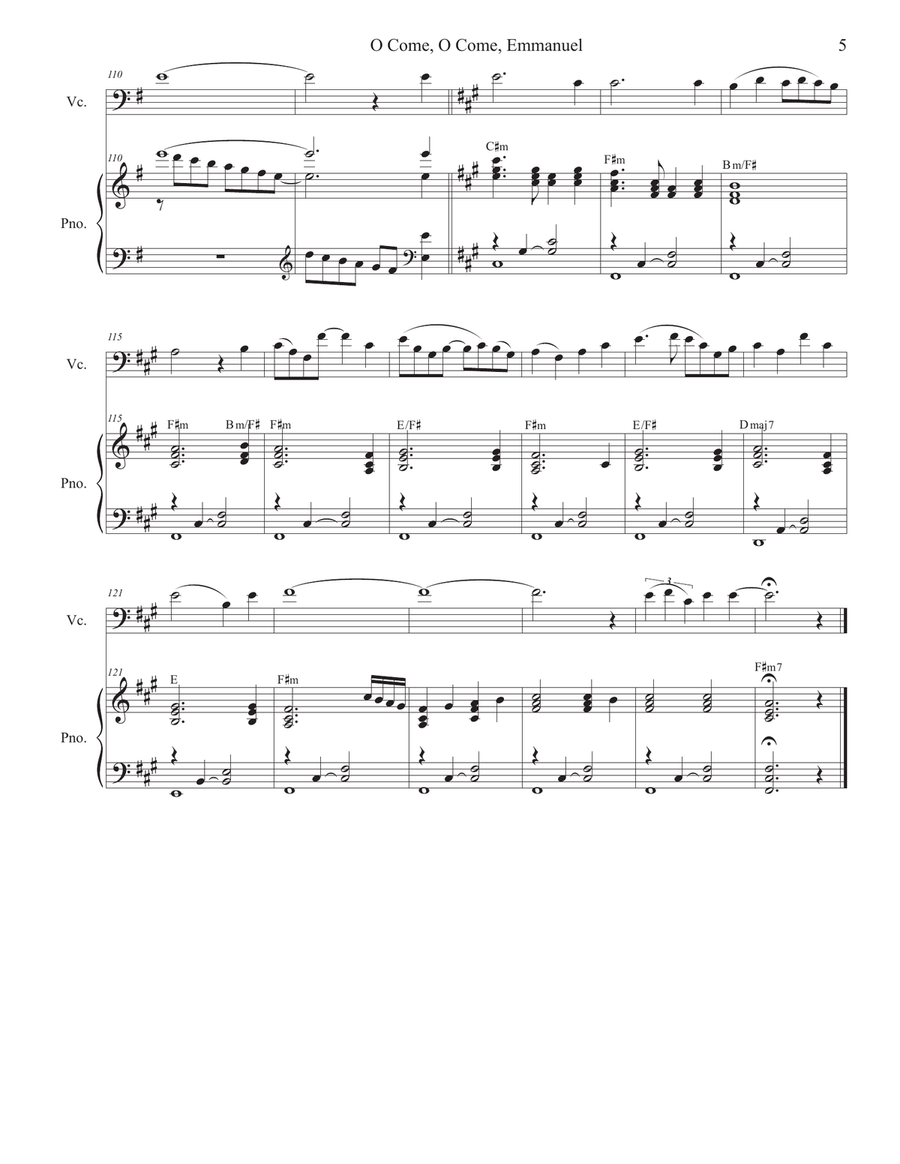 O Come, O Come, Emmanuel (with 
