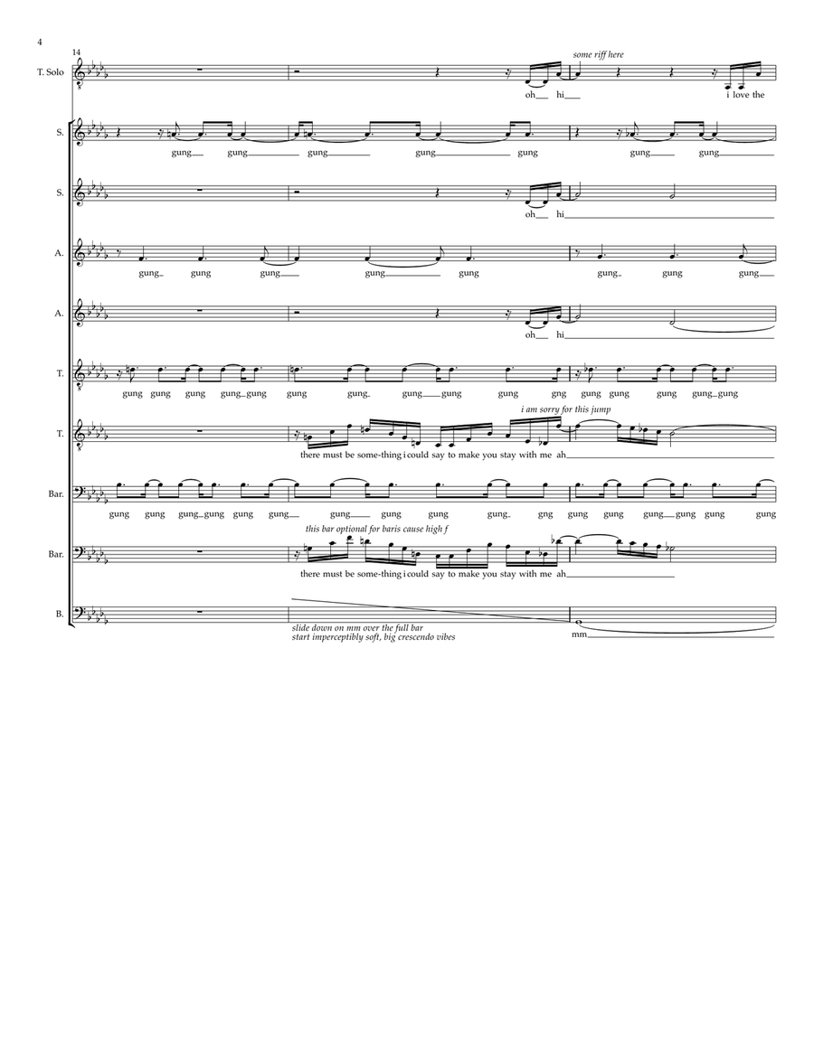 All I Need 4-Part scores gallery preview page 4
