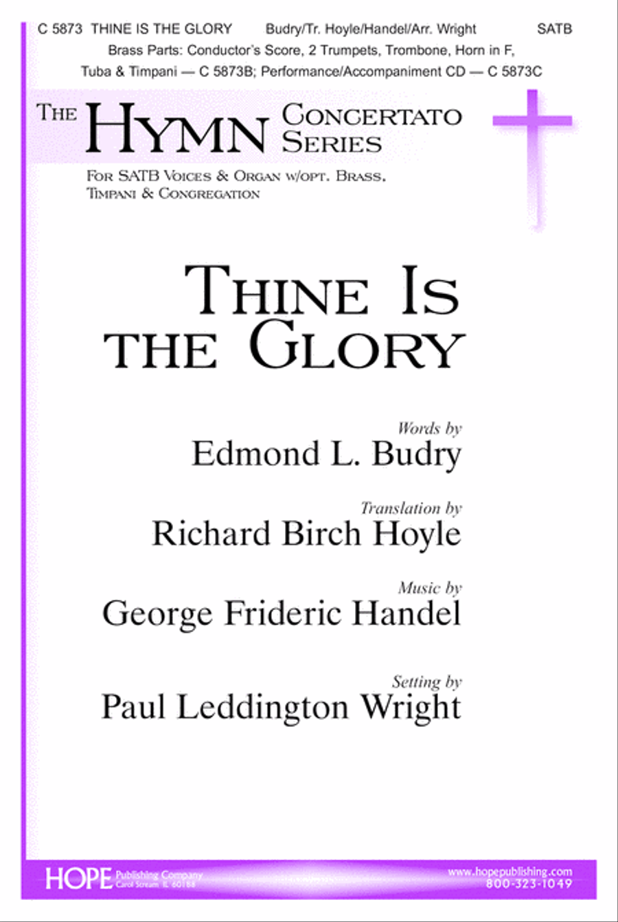 Thine Is the Glory Thine Is the Glory 4-Part scores gallery preview page 2