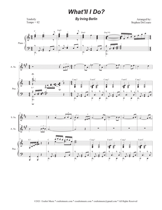 What'll I Do? (Duet for Soprano and Alto Saxophone)