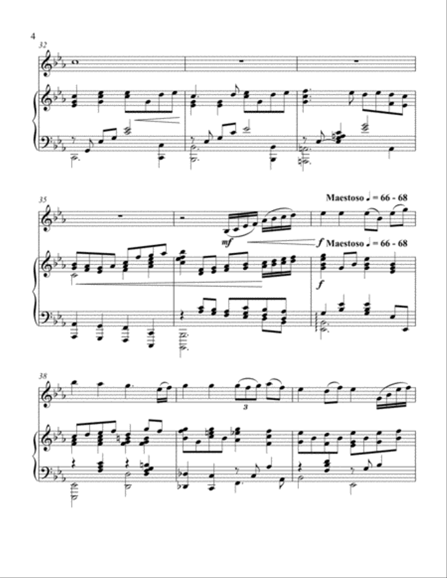 Meditation on Take My Life And Let It Be Violin Solo scores gallery preview page 4