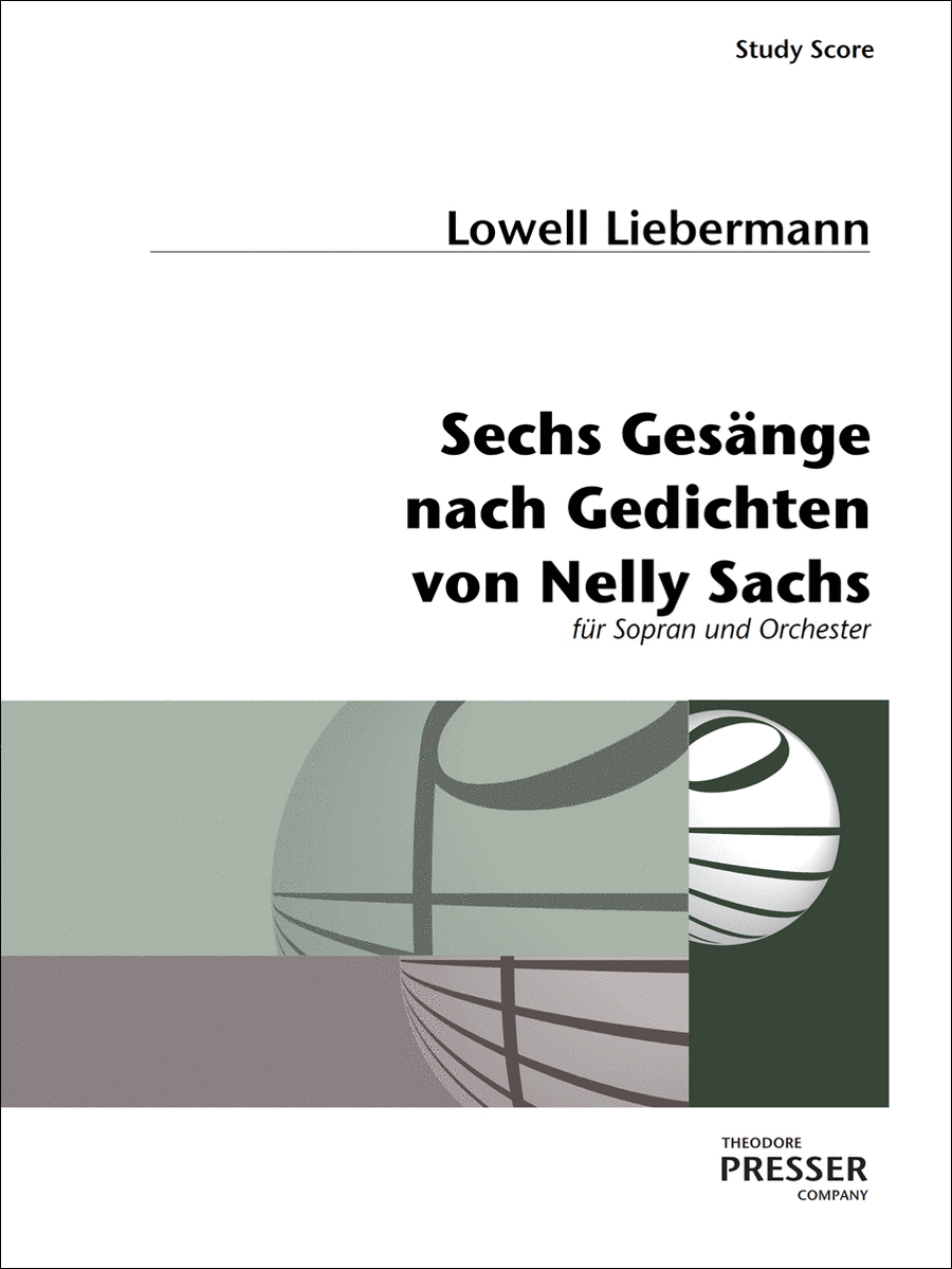 Six Songs on Poems of Nelly Sachs