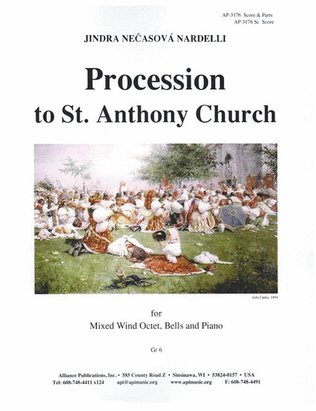 Procession To St Anthony Church-set-mxd Wds 8-pno