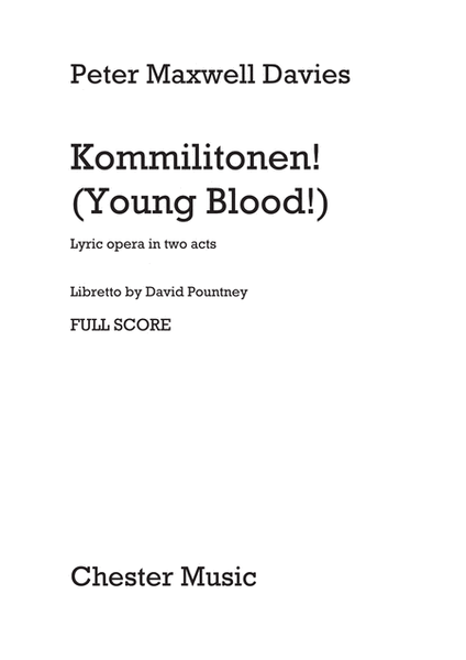 Kommilitonen! (Young Blood!) - Full Score  Sheet Music