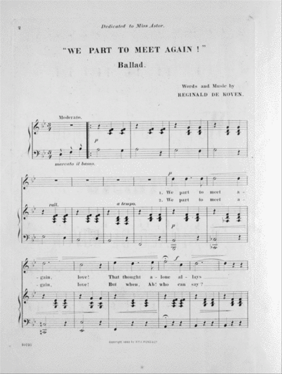 We Part to Meet Again. Ballad Voice scores gallery preview page 2