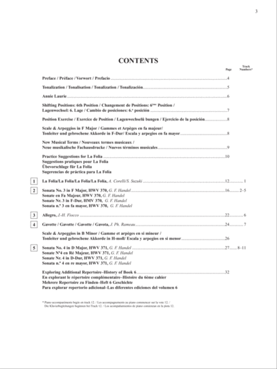 Suzuki Violin School, Volume 6 String Methods scores gallery preview page 7