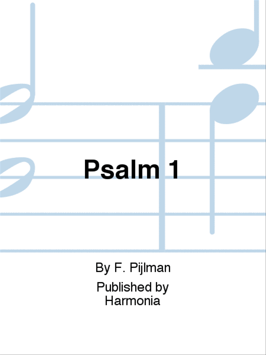 Psalm 1 4-Part scores gallery preview page 1