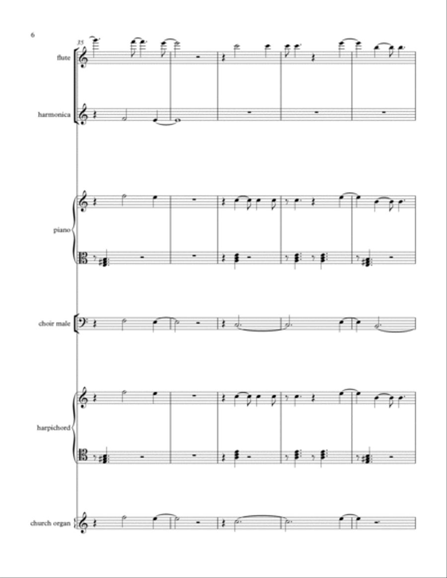 Sinwagon - Score Only Full Orchestra scores gallery preview page 6