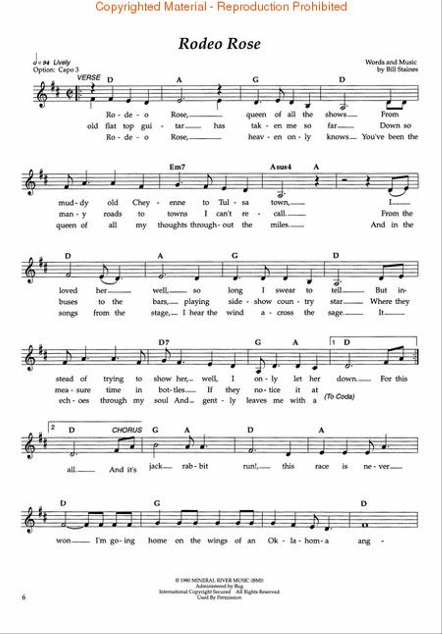 The Songs of Bill Staines – Music to Me Acoustic Guitar scores gallery preview page 2