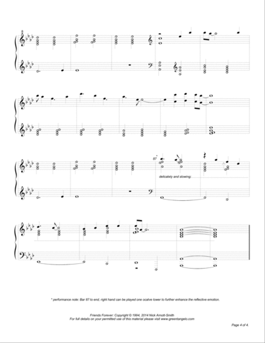 Friends Forever Voice scores gallery preview page 4
