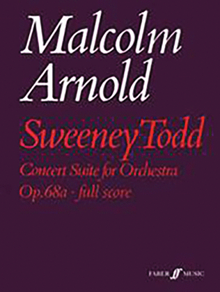 Book cover for Sweeney Todd Concert Suite