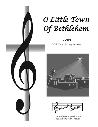 Book cover for O Little Town Of Bethlehem 2 Part