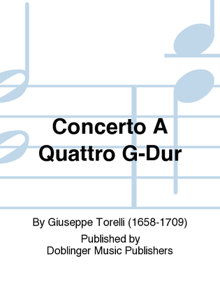 Concerto a quattro G-Dur