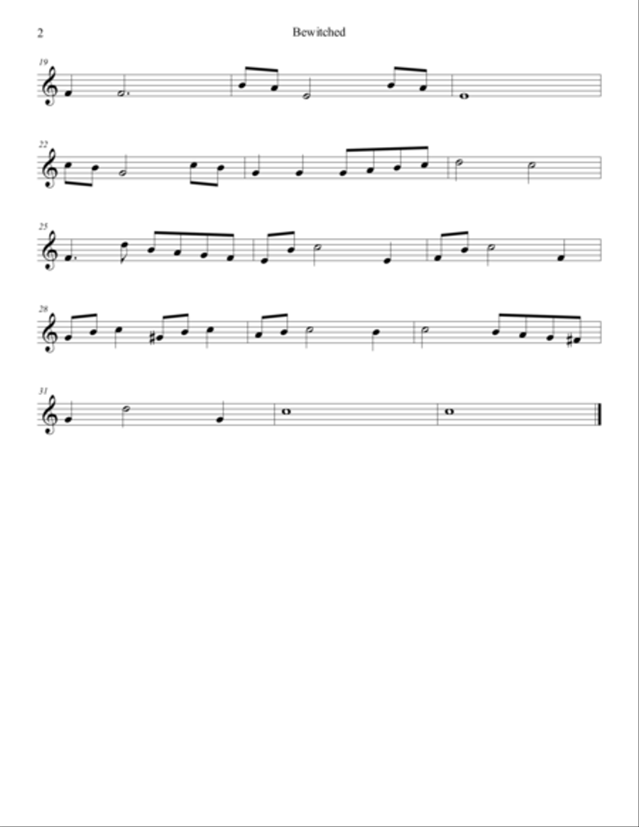 Bewitched Jazz Ensemble scores gallery preview page 3