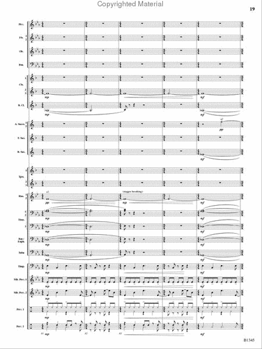 Fanfare and Jubilation Concert Band scores gallery preview page 18