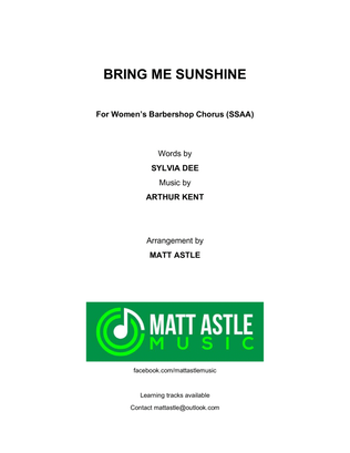 Book cover for Bring Me Sunshine