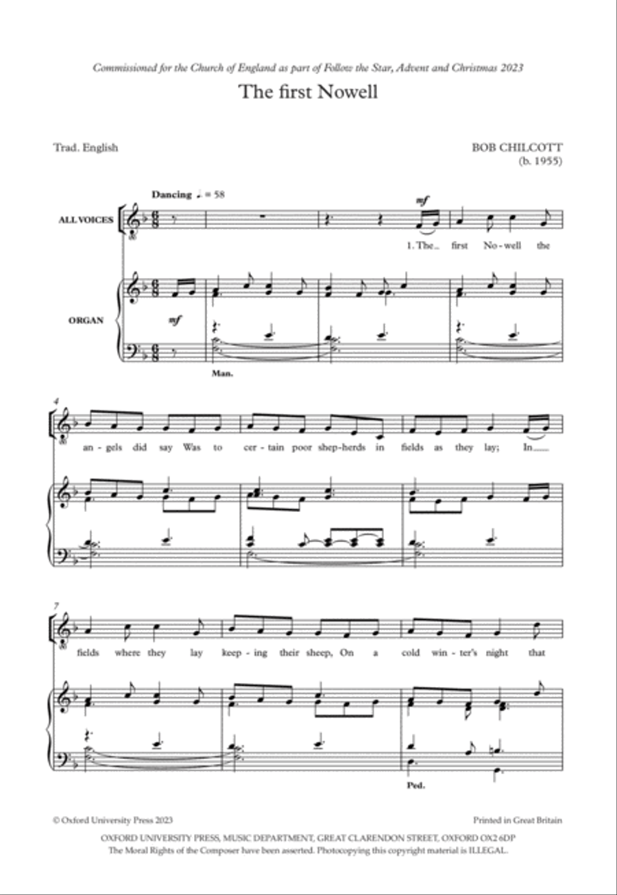 The first Nowell Divisi scores gallery preview page 2