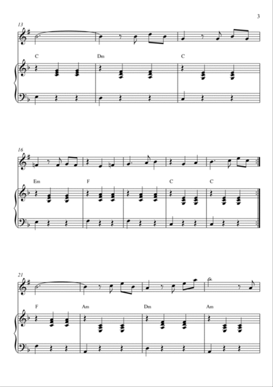 Married Life Trumpet Duet scores gallery preview page 3