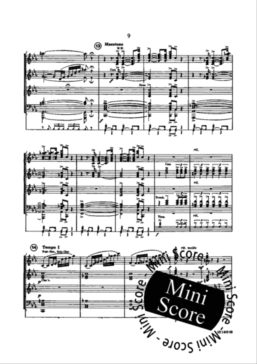 Amsterdam Impressions Concert Band scores gallery preview page 13