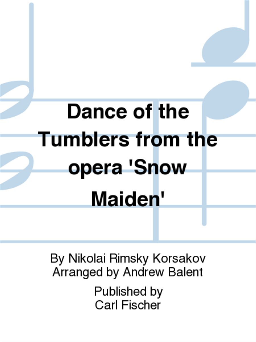 Dance of the Tumblers From The Opera 'Snow Maiden' Concert Band scores gallery preview page 1