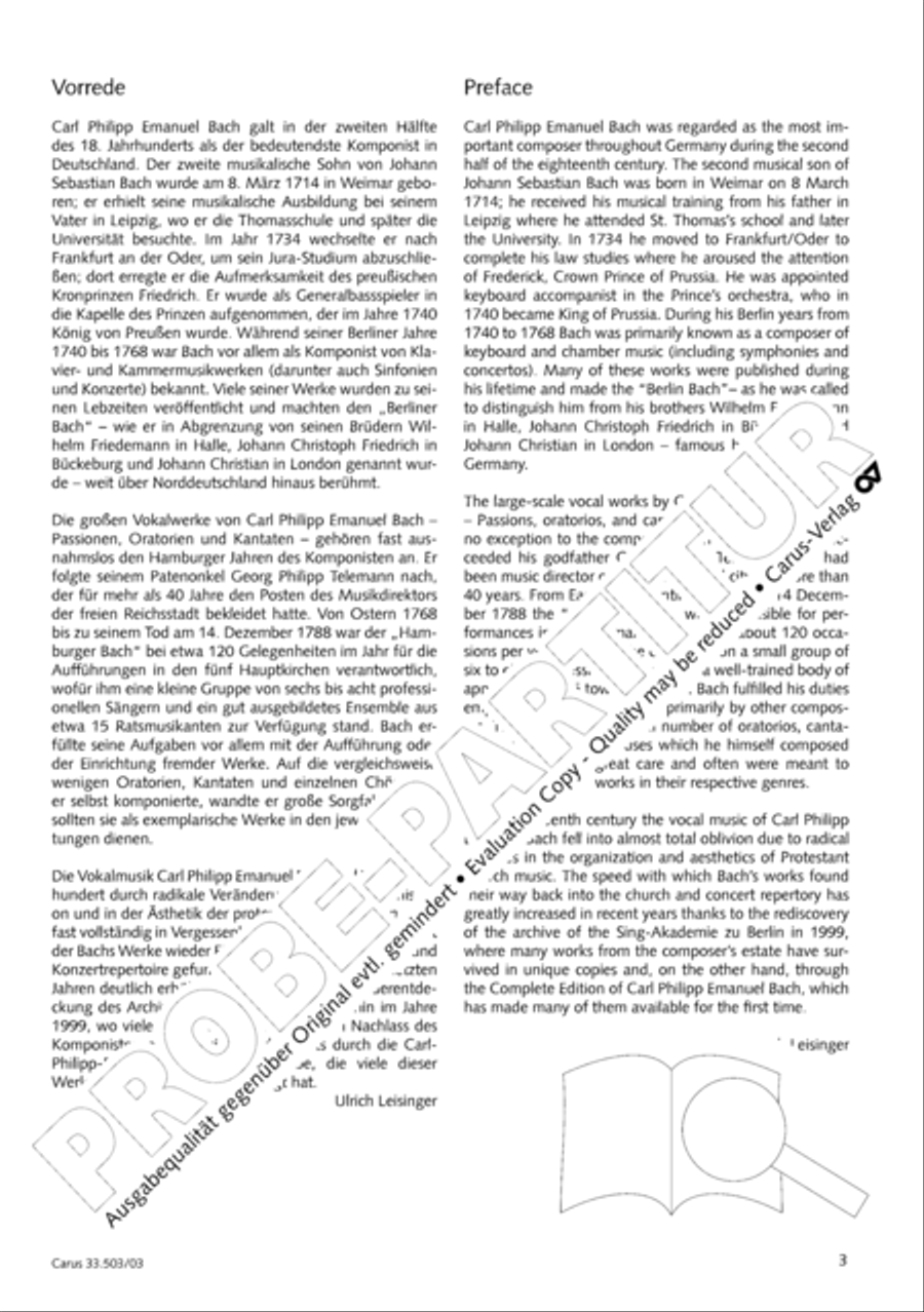 Passion according to St. Matthew (Passions-Musik nach dem Evangelisten Matthaus) SSATB scores gallery preview page 4