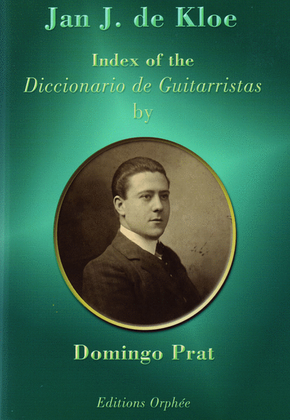Book cover for Index of the "Diccionario De Guitarristas"