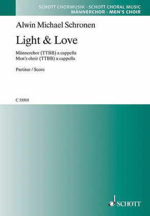 Book cover for Light & Love Ttbb A Cappella, English