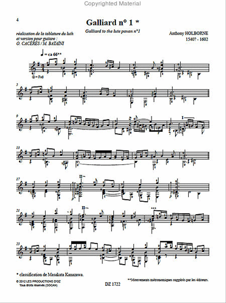 Music for lute, vol. 2 Lute scores gallery preview page 2