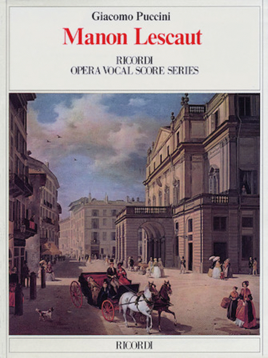 Manon Lescaut Voice scores gallery preview page 1