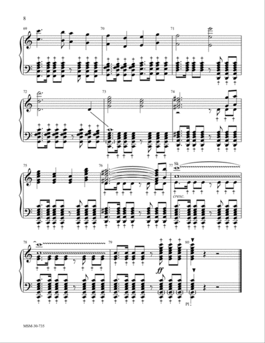 Crown Him with Many Crowns 5-Octaves scores gallery preview page 5