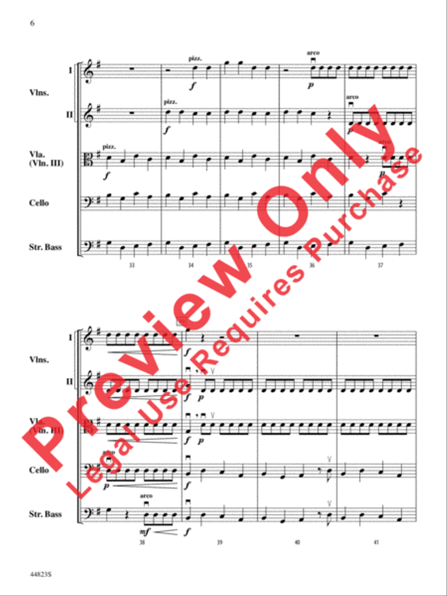 Presto! Presto! String Orchestra scores gallery preview page 15