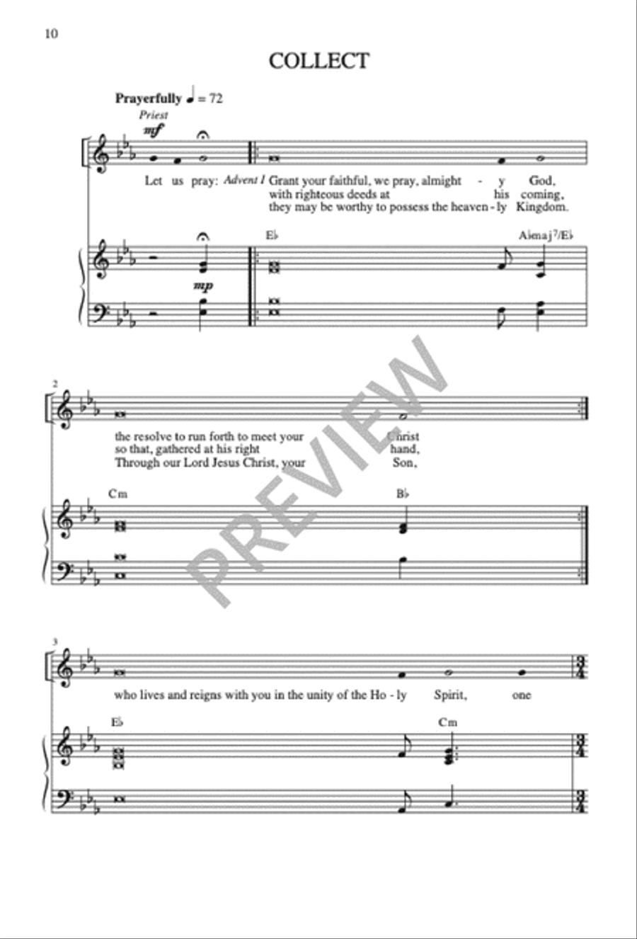 Missa de Lumine 4-Part scores gallery preview page 12