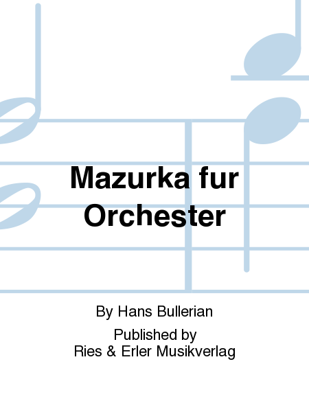 Mazurka für Orchester
