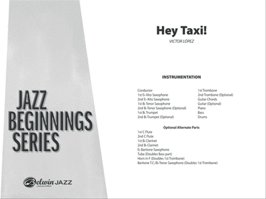 Hey Taxi! Jazz Ensemble scores gallery preview page 2