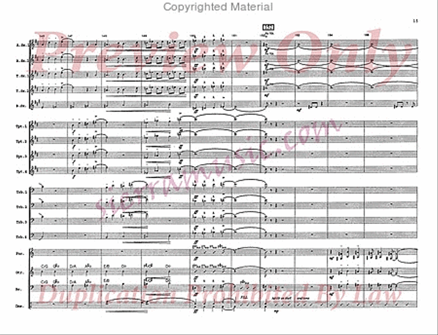St. Thomas Big Band scores gallery preview page 16