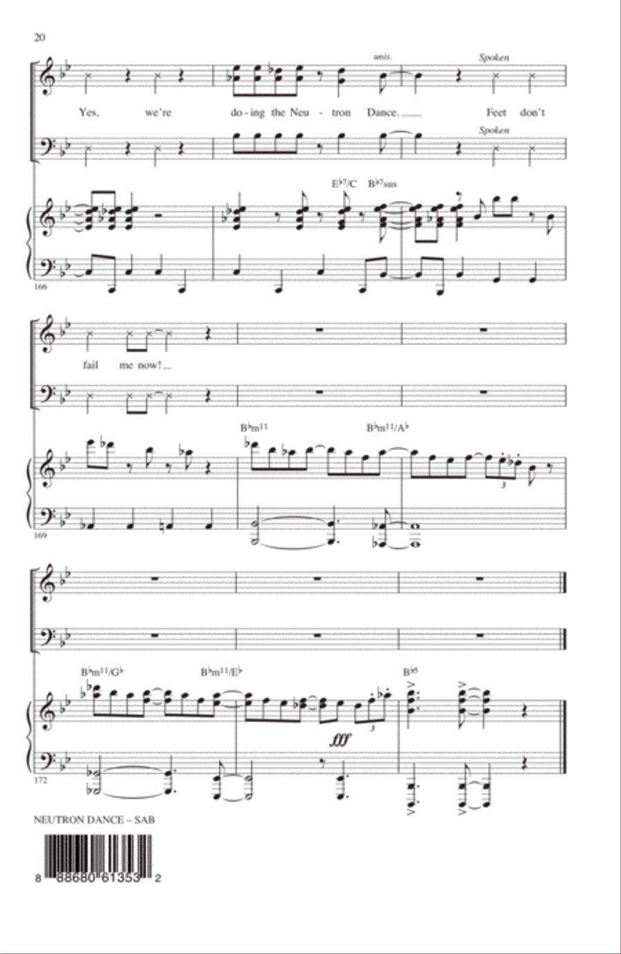Neutron Dance 3-Part scores gallery preview page 19