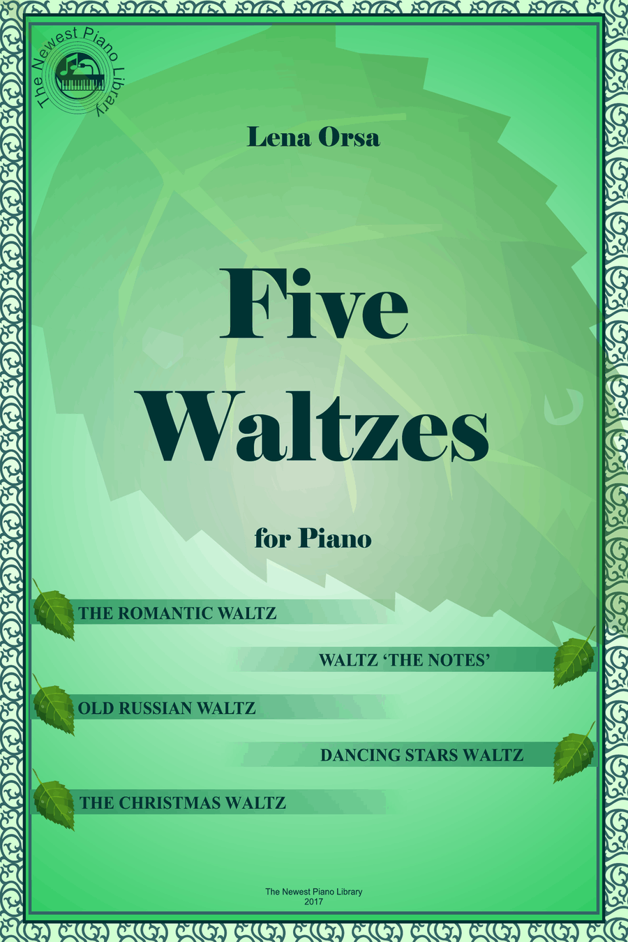 Five Waltzes Five Waltzes Voice scores gallery preview page 1
