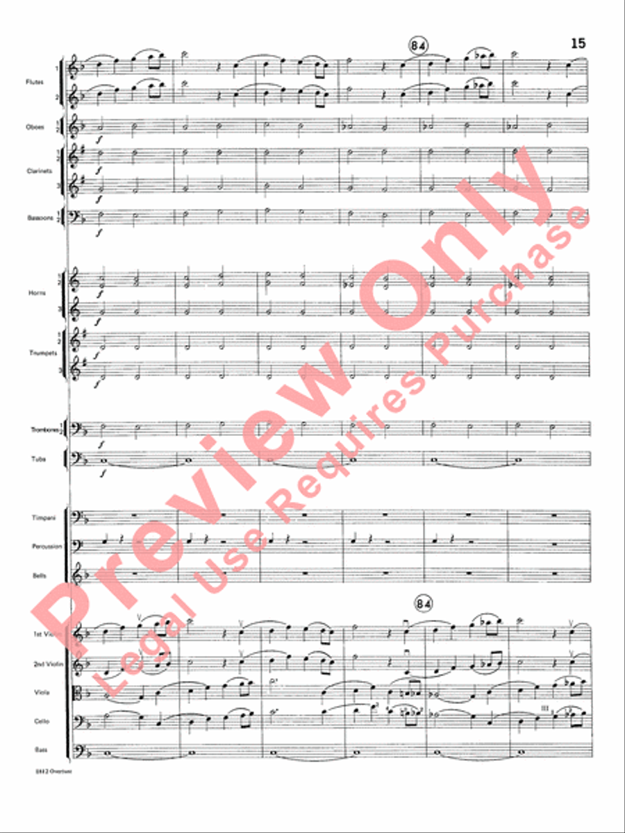Overture 1812 Overture 1812 Full Orchestra scores gallery preview page 16