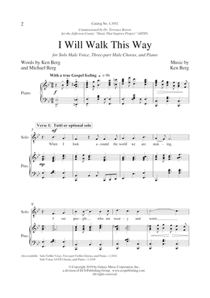 I Will Walk This Way (Downloadable)