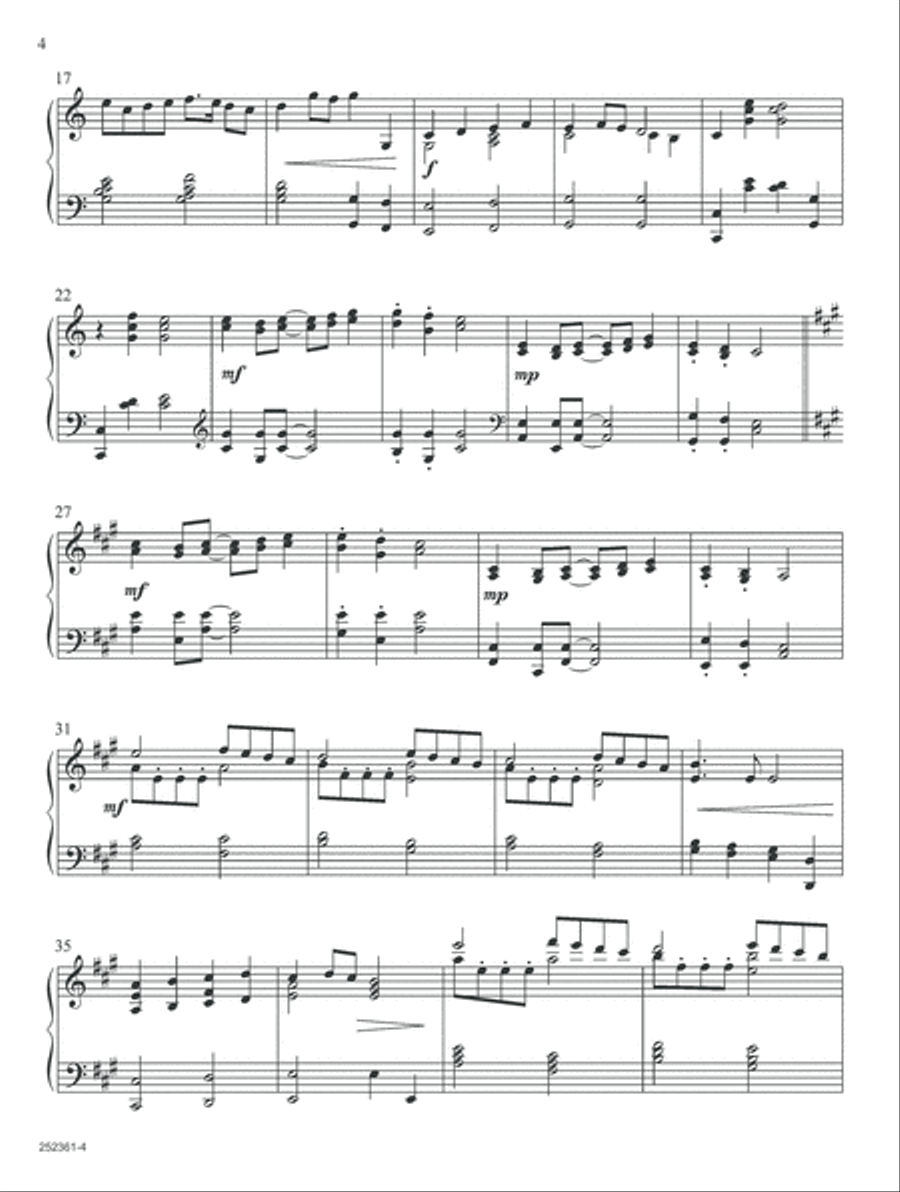 How Great Our Joy Piano Solo scores gallery preview page 4