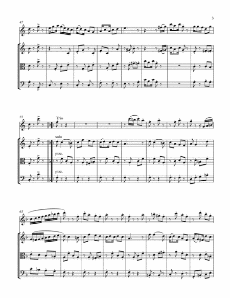 Abe Holzmann, A Bunch O'Blackberries, Cake-Walk & Two Step (1899) arranged for Flute & String Trio