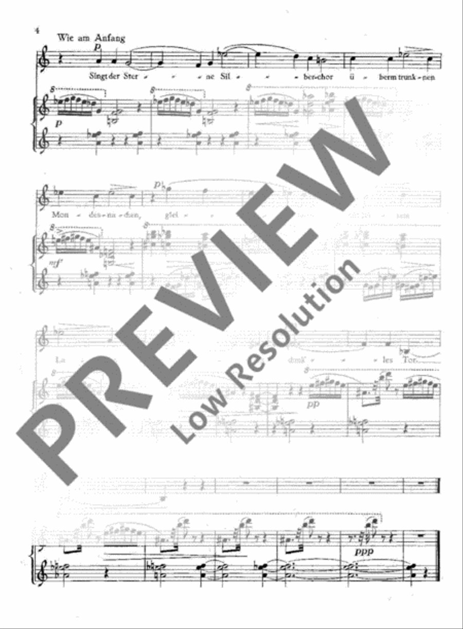 Songs with piano Soprano Voice scores gallery preview page 5
