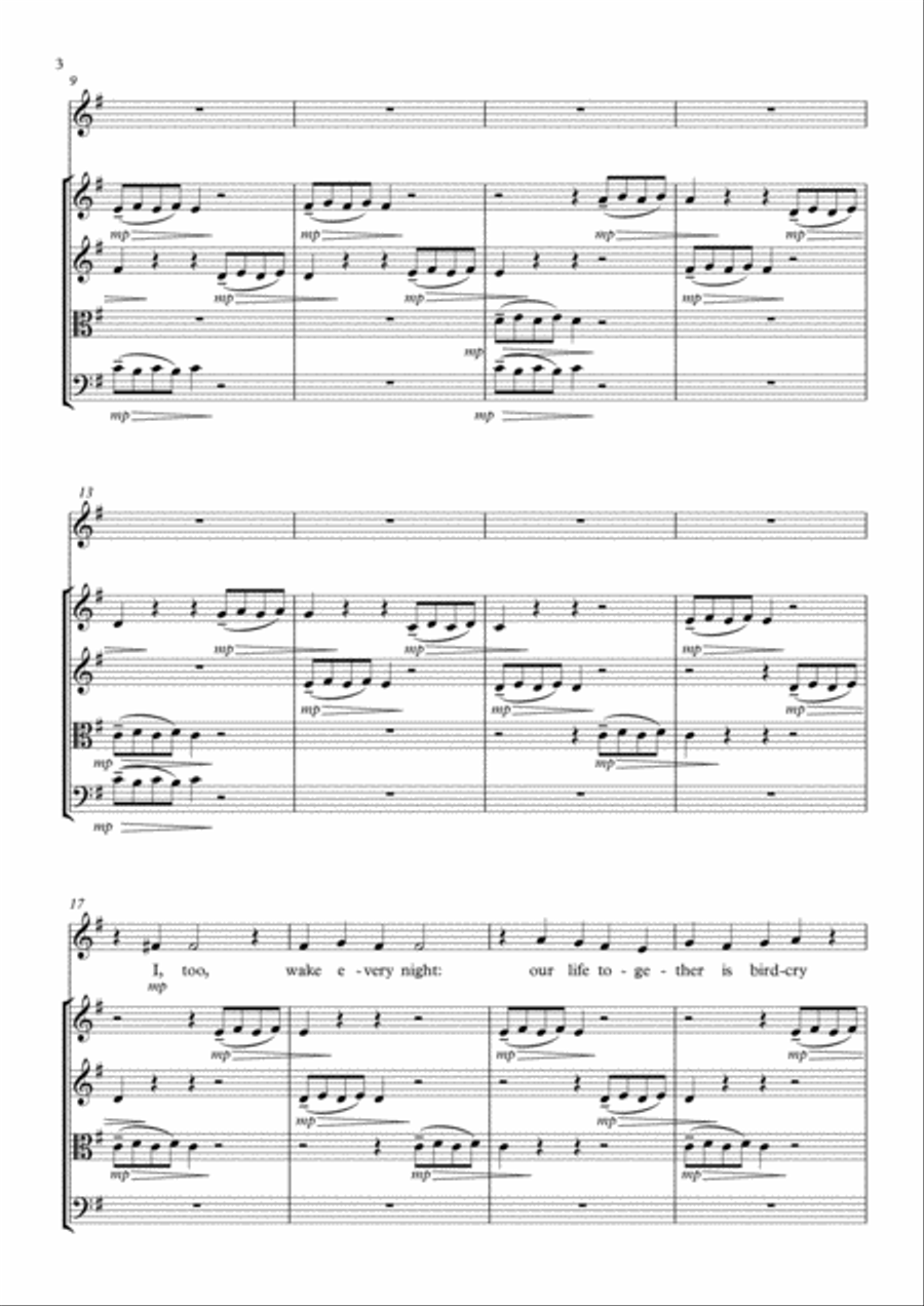 Mathilde (String Quartet) String Quartet scores gallery preview page 4