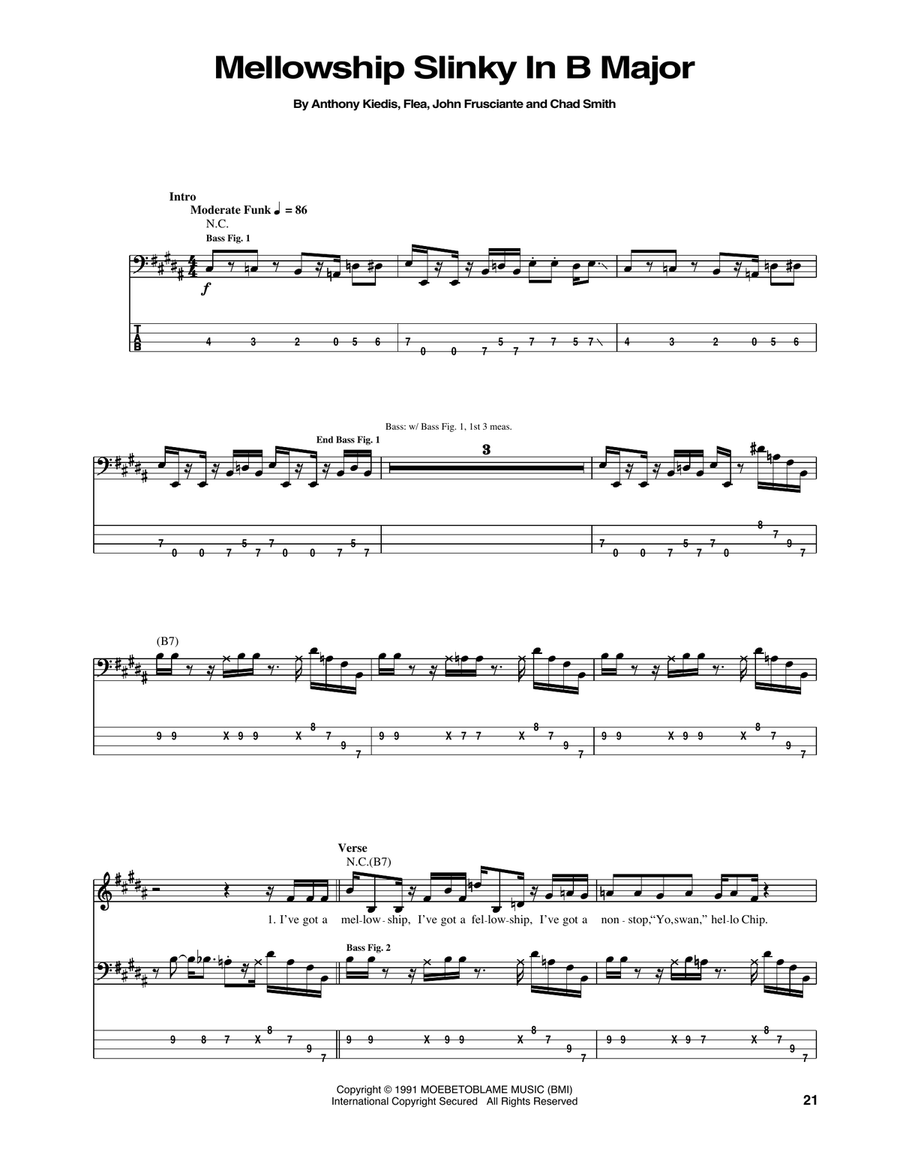 Mellowship Slinky In B Major Acoustic Guitar scores gallery preview page 1