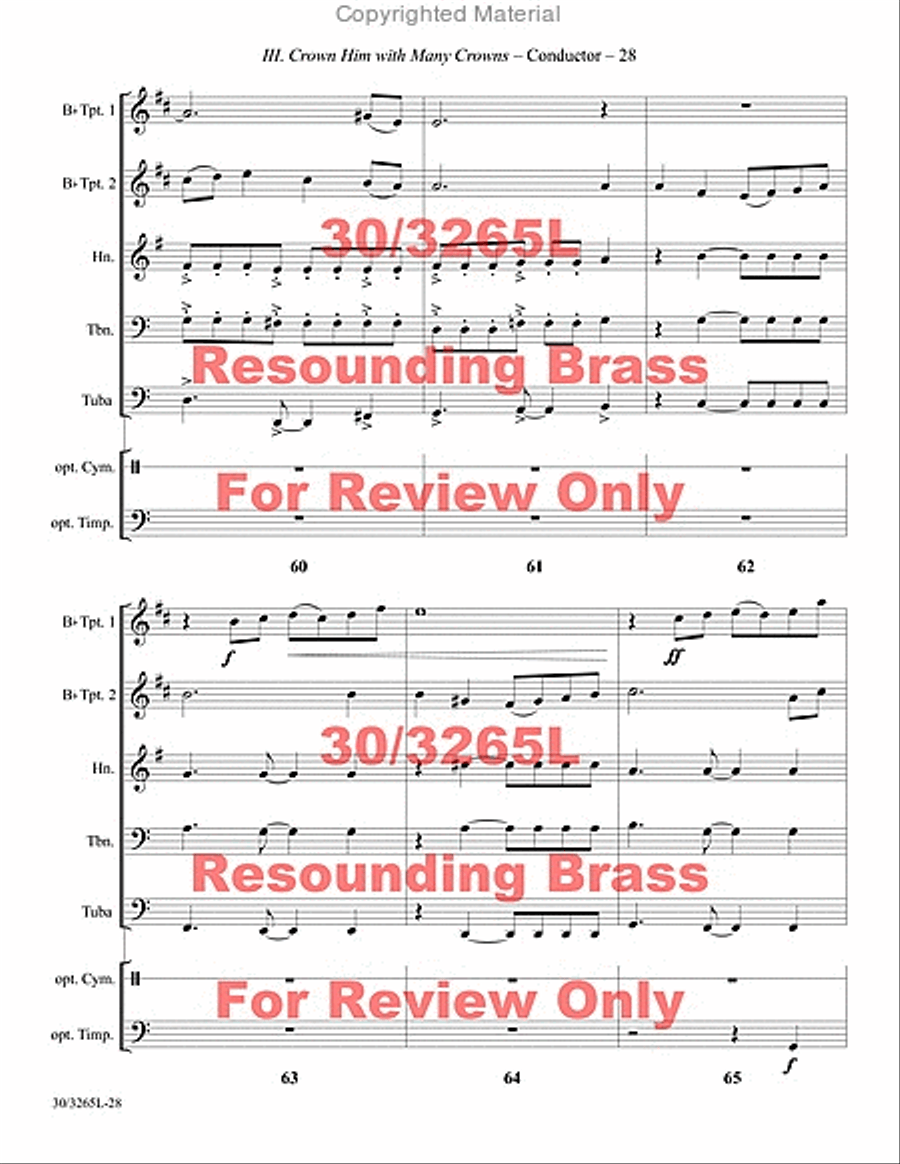 Resounding Brass Resounding Brass Brass Quintet scores gallery preview page 29