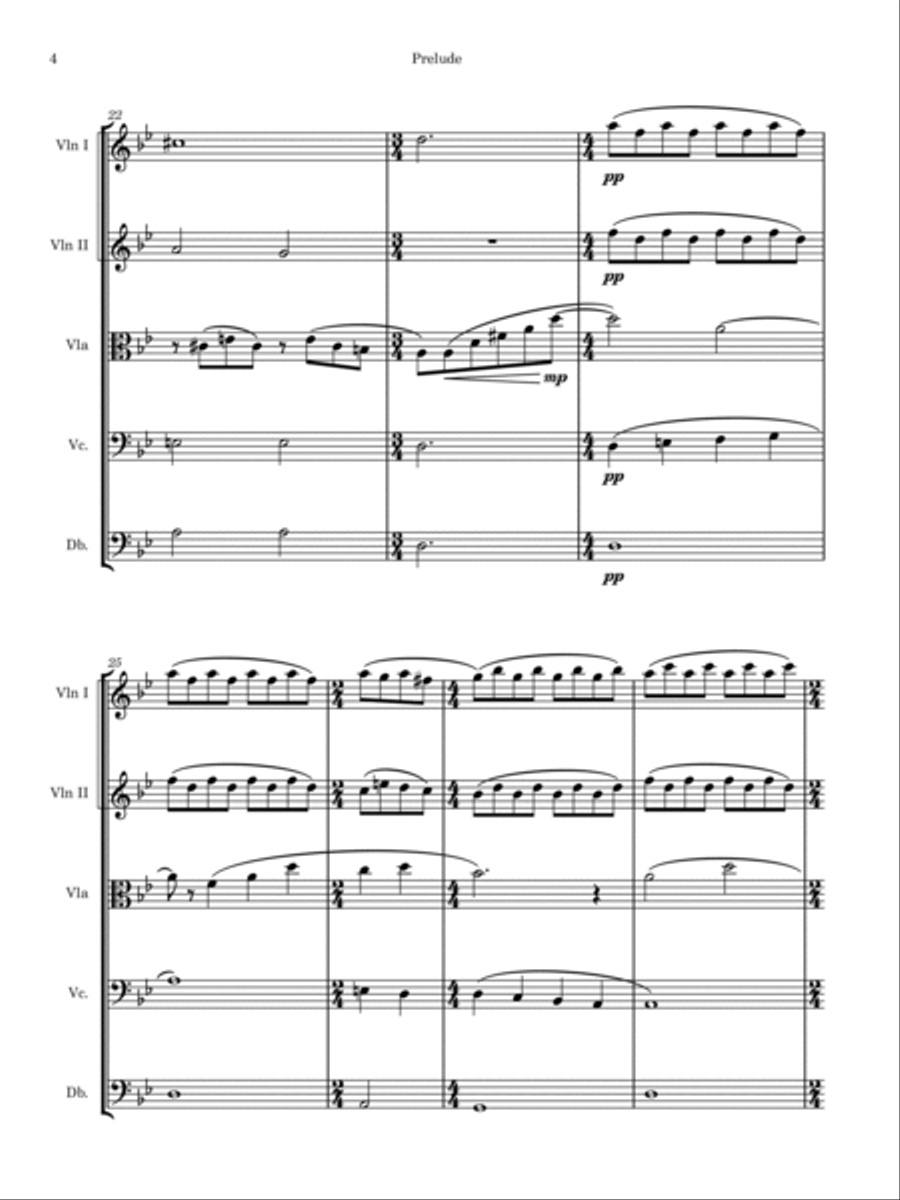 Prelude and Fugue Prelude and Fugue String Orchestra scores gallery preview page 6