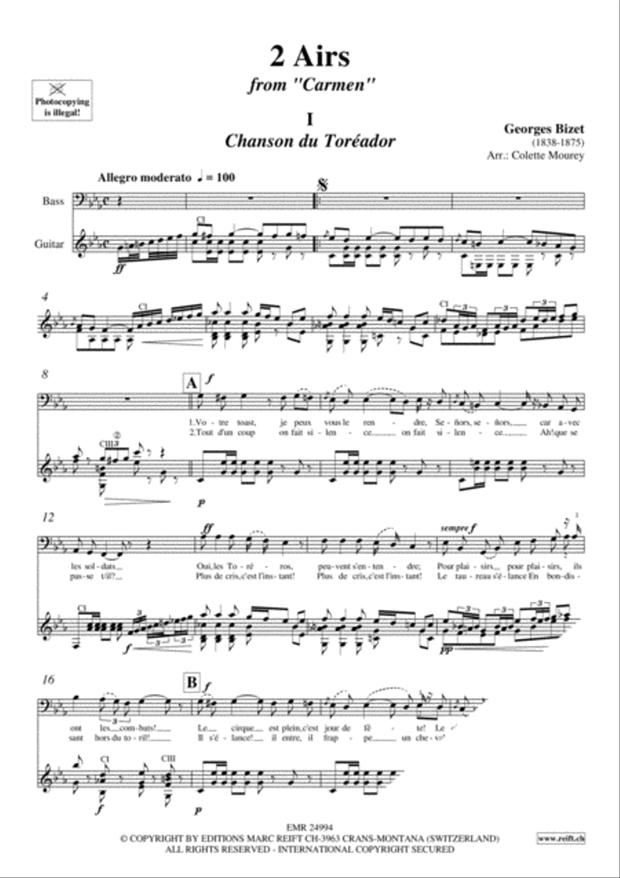 2 Airs Guitar scores gallery preview page 3